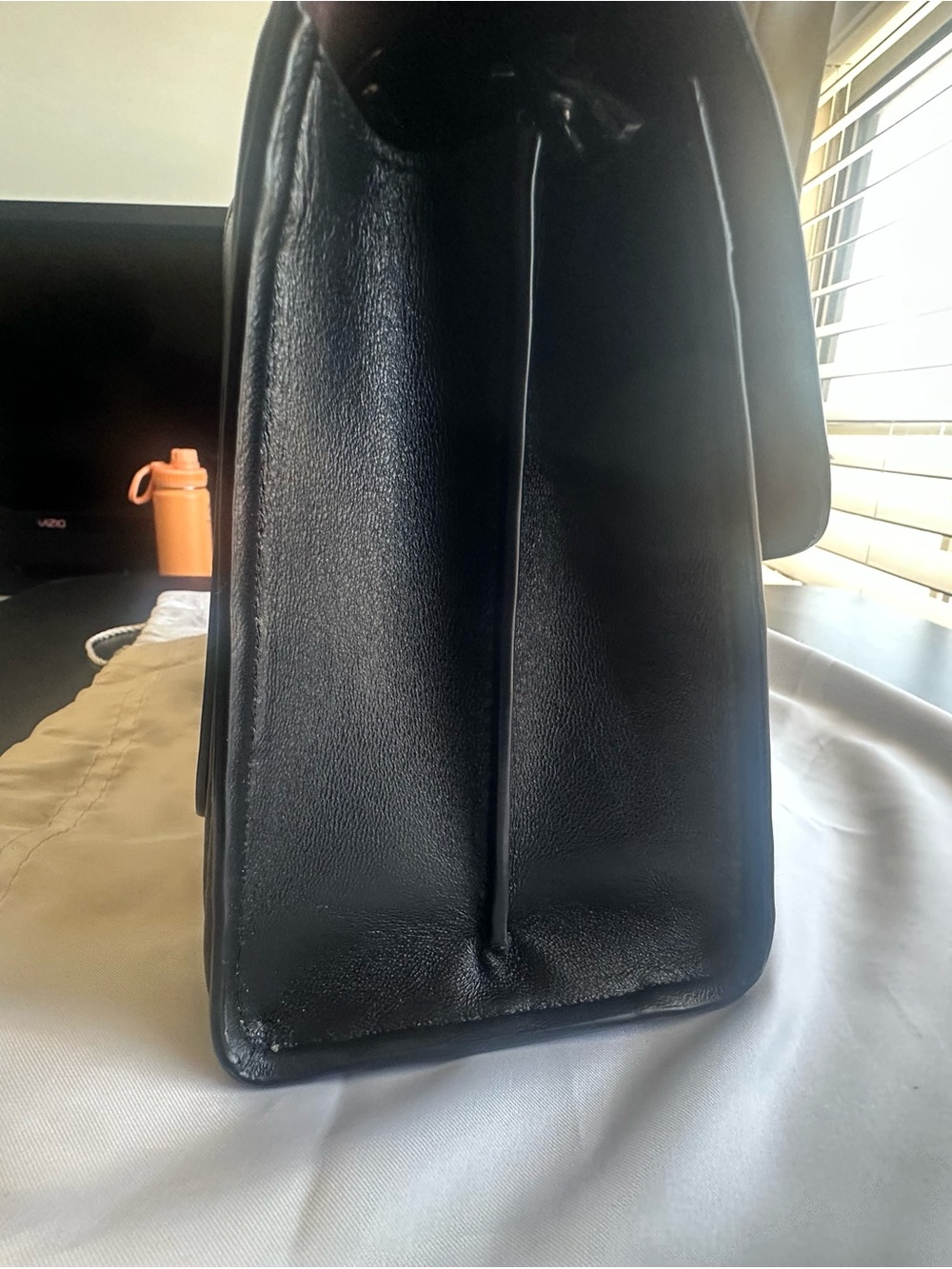 Coach Parker Quilted Leather bag with rivets in Black with Gunmetal hardware. - Picture 12 of 15